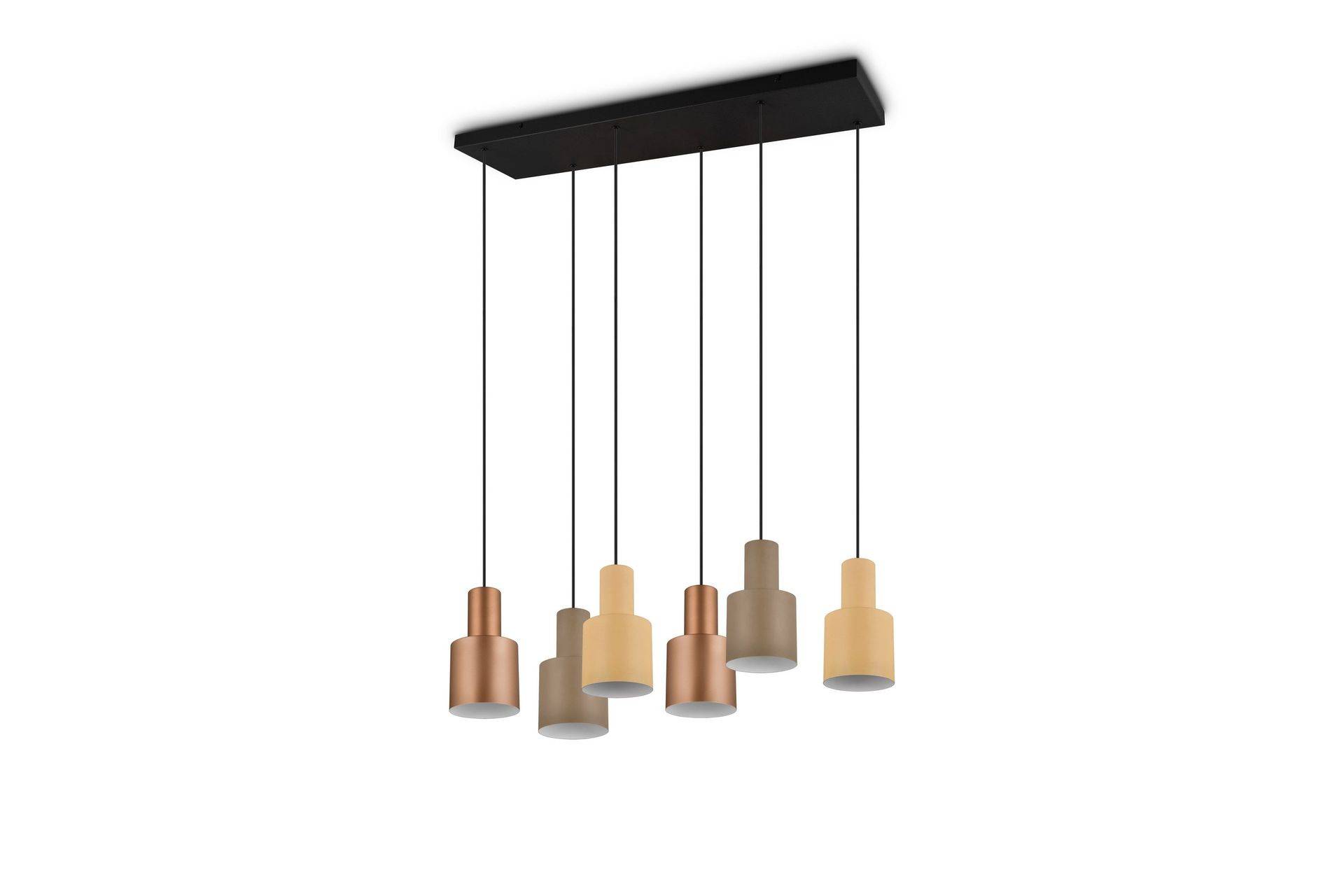 Trio Lighting Agudo Taklampa 6L E27 flerfärgad - Flerfärgad Fönsterlampa hängande