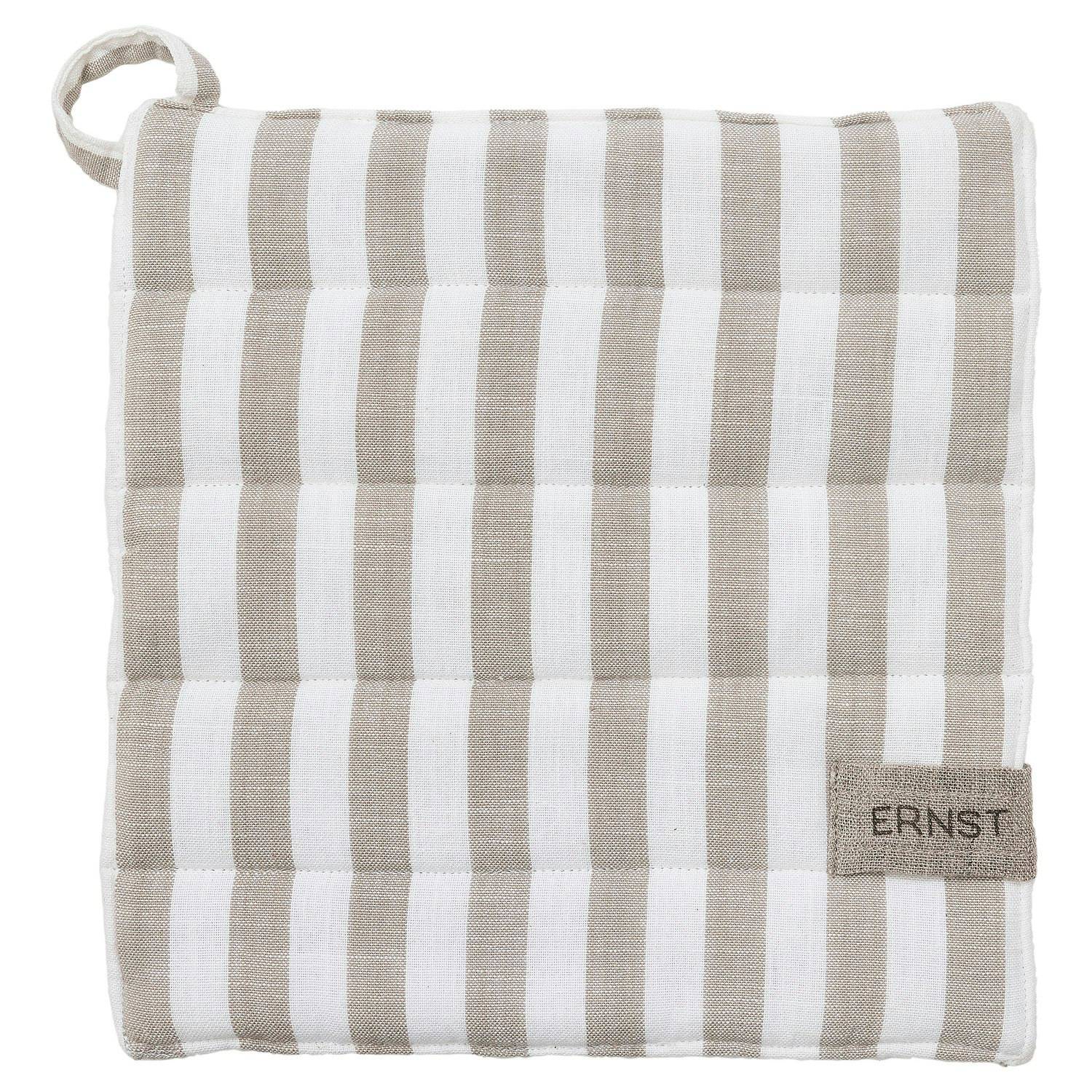 Ernst Grydelap 23x25 Cm /beige - Grydelapper & Grillhandsker Bomuld Hvid - 111771.