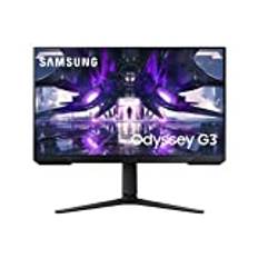 Samsung Odyssey G3 27 tum 165Hz PC-skärm, 1ms MPRT, VA-panel, 1 920 x 1 080 upplösning, 3 000: 1, 250 cd/m², AMD FreeSync Premium, Eye Saver Mode & Flicker Free, justerbart stativ, DisplayPort