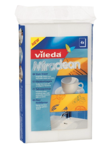 Vileda Miraclean nanosvamp (mirakelsvamp) 4 stk.