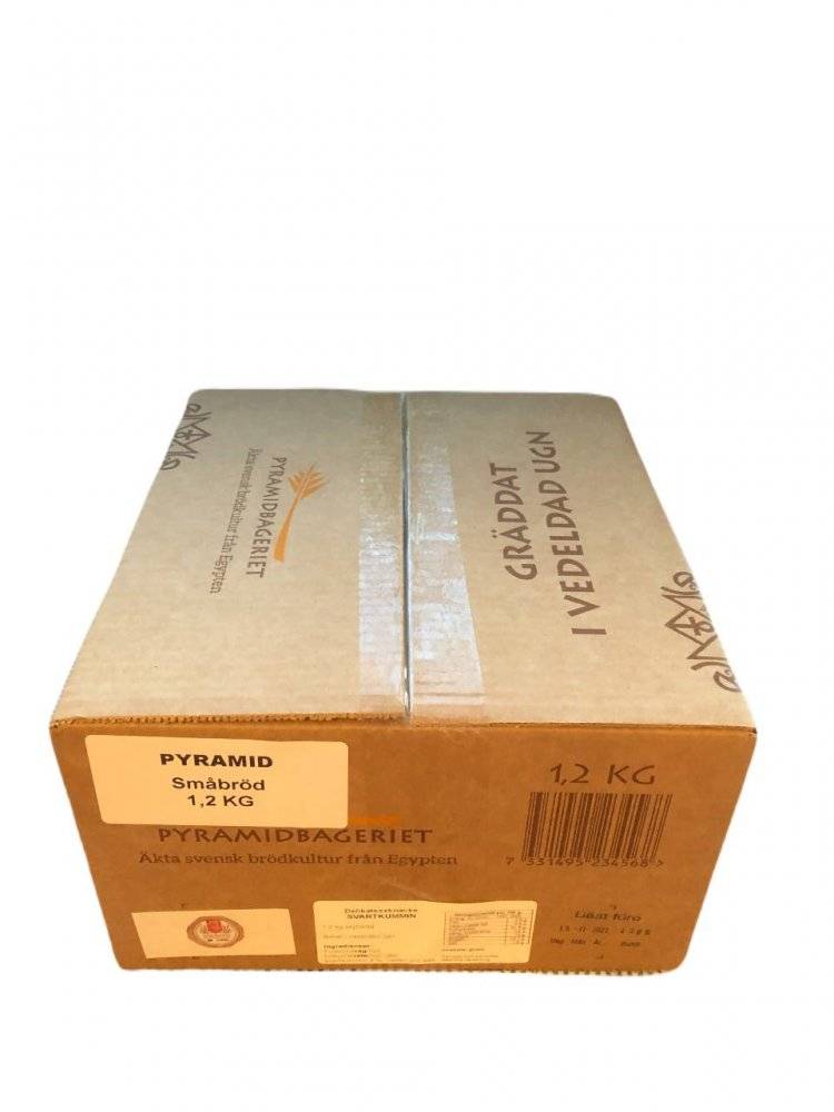 Pyramidbageriet - Brytbröd Delikatessknäcke Svartkummin (Runda små) 1200 g