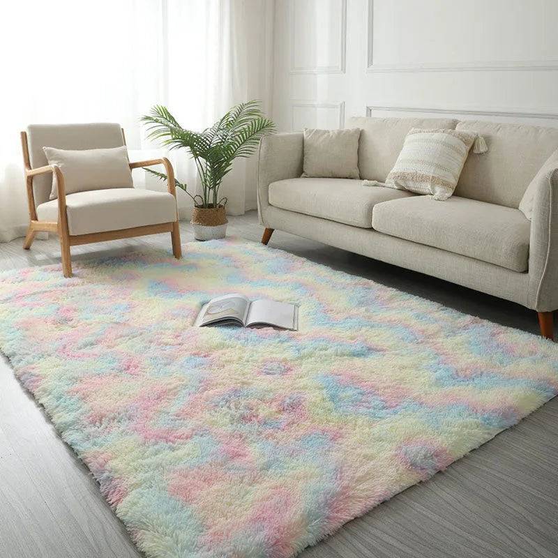 Modern Living Room Large Carpet Long Hair Children's room Carpets Bedroom Furry Decoration Rug - 2042-15 / 80x160cm 31x63inch