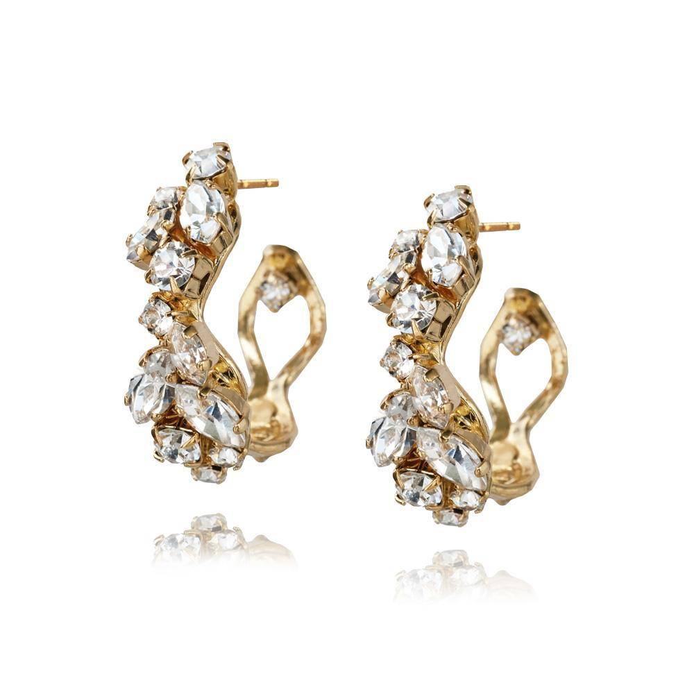 Caroline Svedbom Stella Örhängen / Crystal (Guld)
