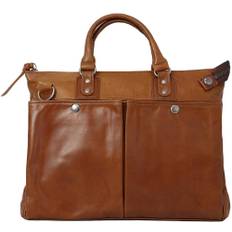 FULL CHROME 2way Tote Shoulder Belt Included Chrome Cowhide Chocolate [Creed] 306C32#23 choklad
