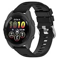 LIUZIHAN 18 mm rem kompatibel med Garmin Vivoactive 4S, slitstark, silikonersättningsarmband för Garmin Vivoactive 4S., Garmin Vivoactive 4S