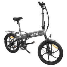 PVY Z20 Pro elcykel 500W navmotor 25 km/h Max hastighet 10,4Ah Avtagbart batteri 80-100km Räckvidd LCD-skärm - Grå Z20 Pro grå