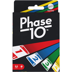 Mattel Games Phase 10 Kortspil, Sekvenser Ligner Rummy, Indeholder 108 Kort, Til Hjemmet - Ydre Emballagefarve Kan Variere
