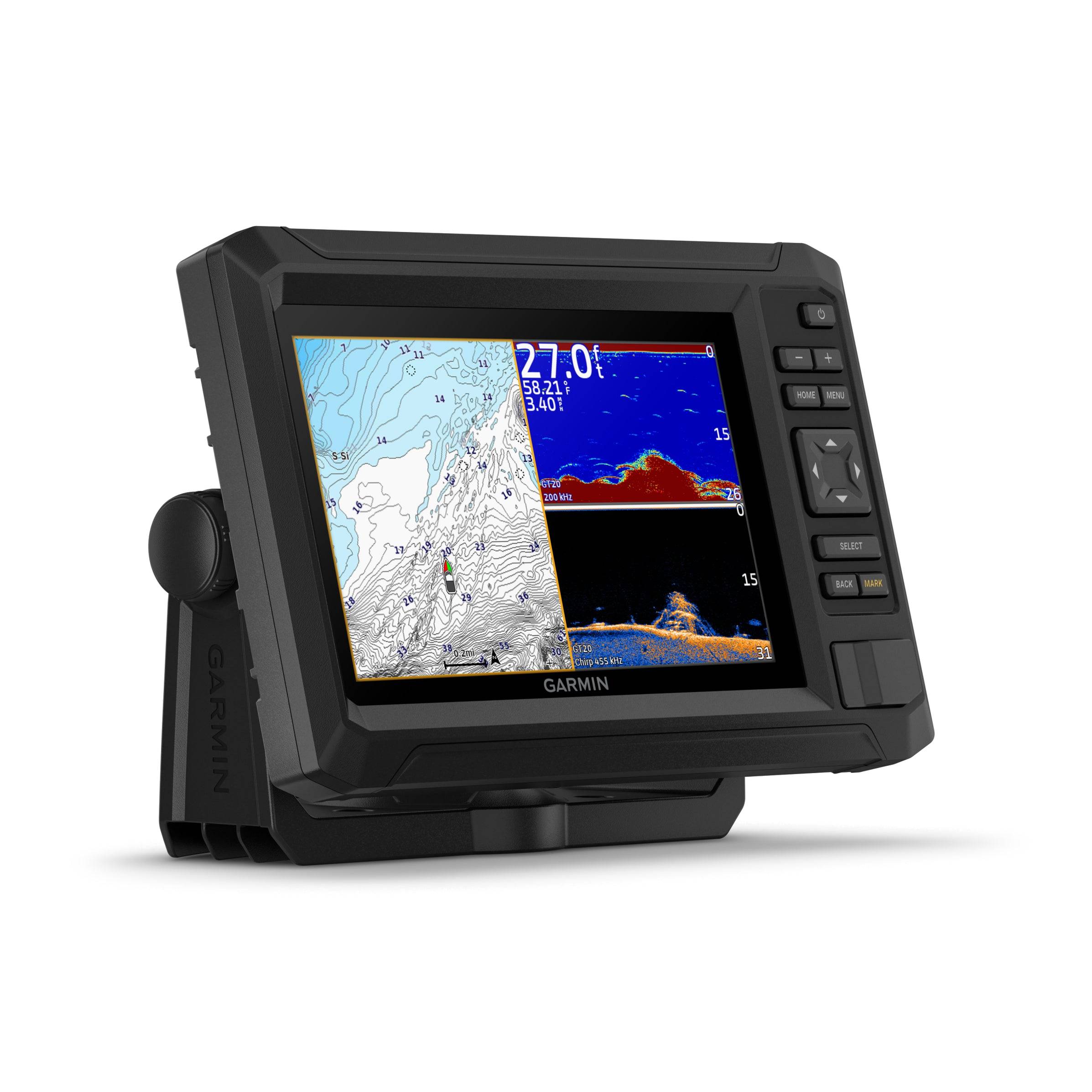 Garmin ECHOMAP UHD2 7" plotter, 72cv med givaren GT20-TM
