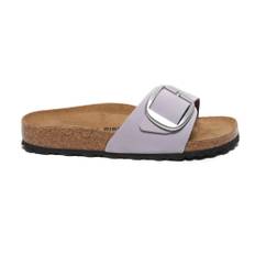 Birkenstock, Skor, Dam, Lila, 37 EU, Madrid Big Buckle Nabuck Sandaler