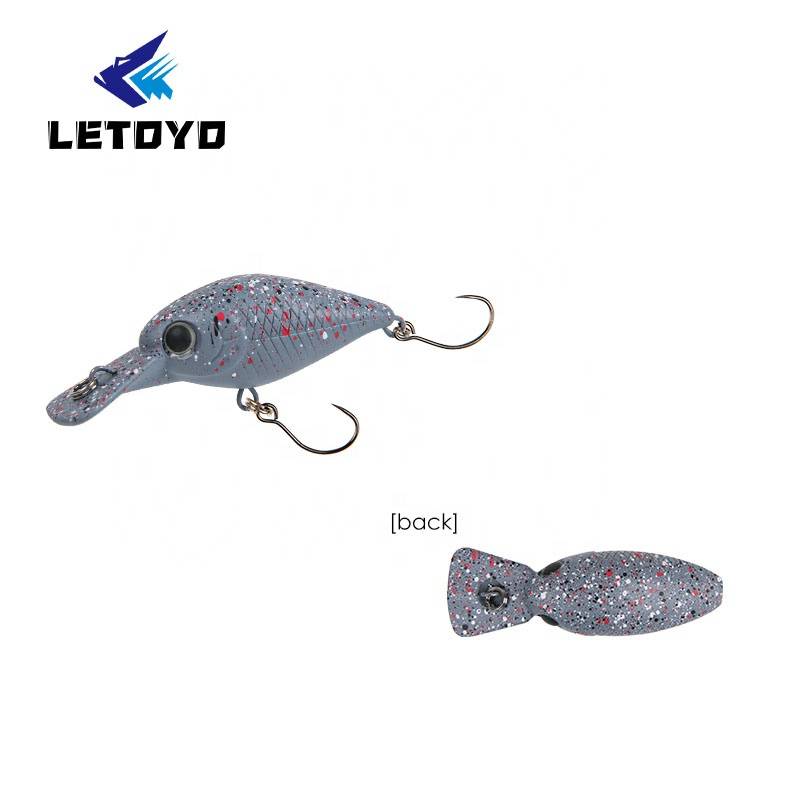 LETOYO Crankbait Lure Artificial Hard Baits 5cm 3.2g Trout Lures Crank Bait Wobbler Fishing Lures