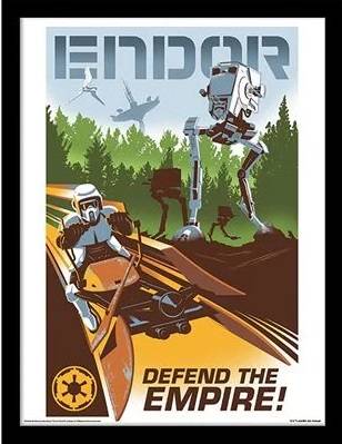 Star Wars Endor - Collector Print 30X40Cm