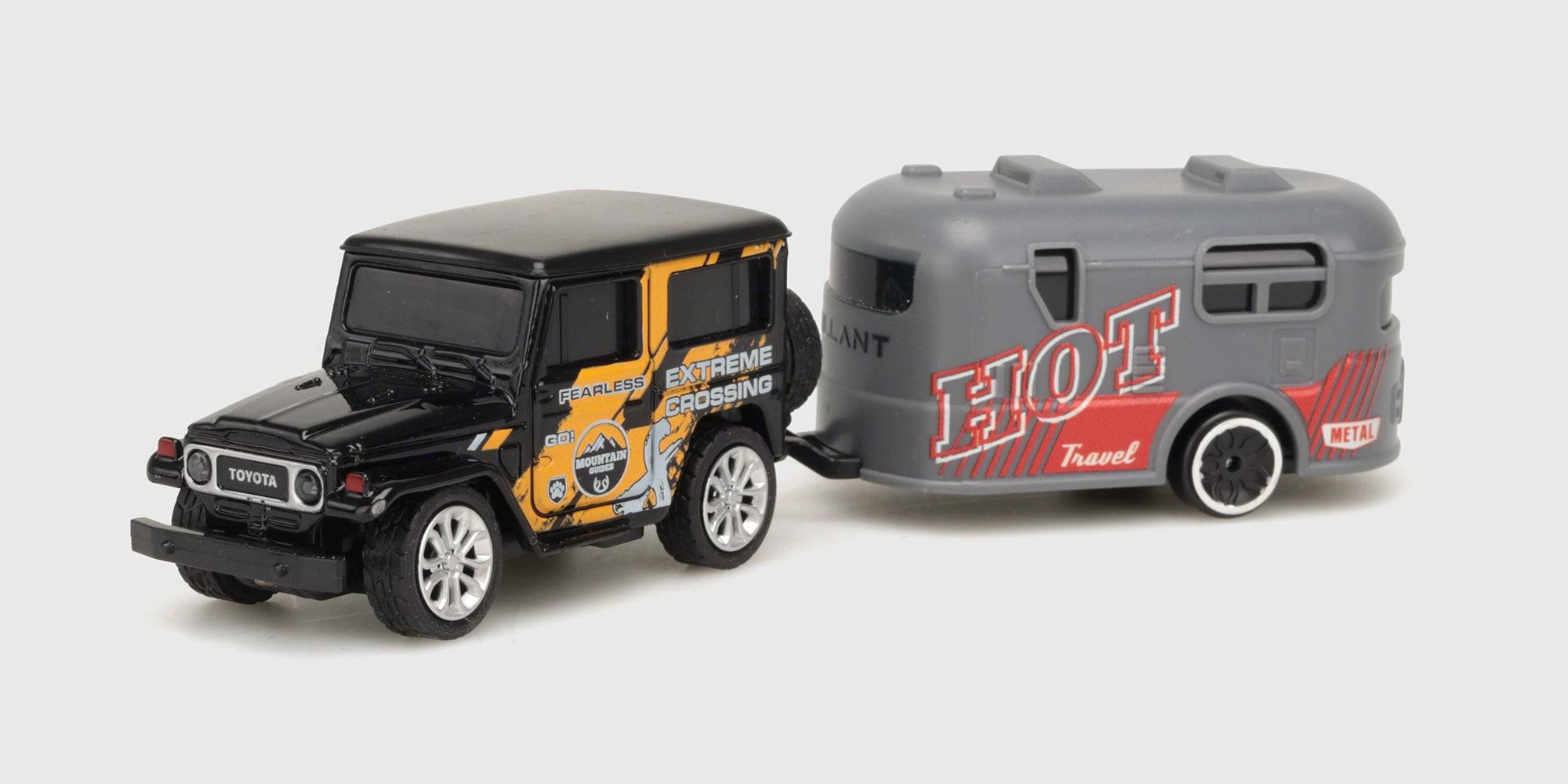Mini RC Car Land Cruiser - Sort