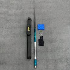 1/2 biljardkö i kolfiber, 13 mm spets, blått och ödlemönster, lyxigt köfodral med gratis presenter, den bästa presenten till alla hjärtans dag, Thanks - Kungsblått