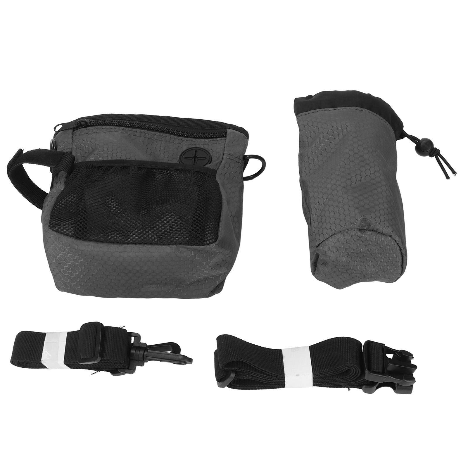 Dog Training Treat Pouch Portable Multifunctional Dog Treat Pouch Bag with Shoulder Strap Waist