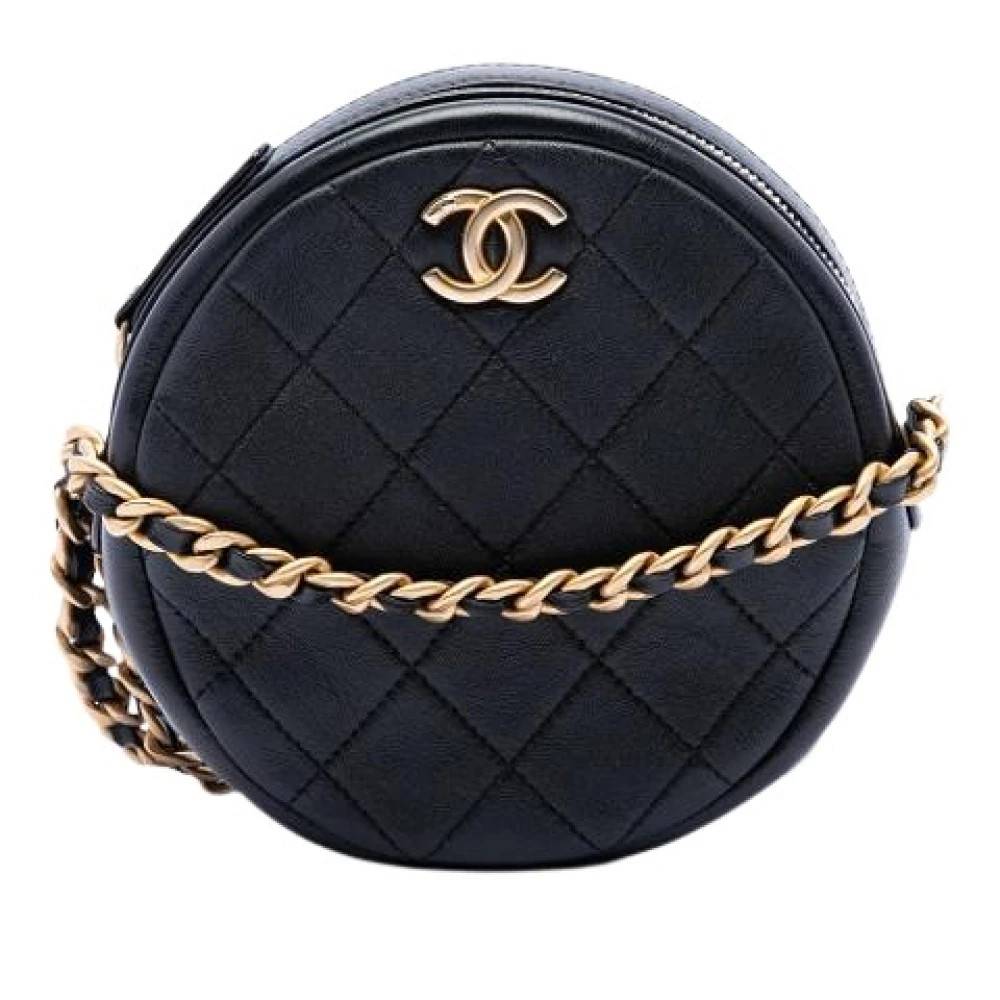 Chanel Vintage Pre-owned quiltet crossbody-taske - Vintage - Dame - Sort - ONE SIZE - Uld