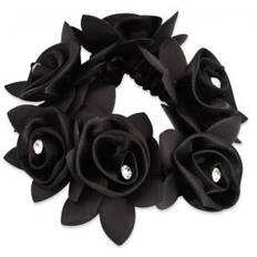 Diamond rose scrunchie elastik