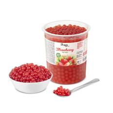 Boba frugtperler med jordbær 3,2 kg. - Boba perler