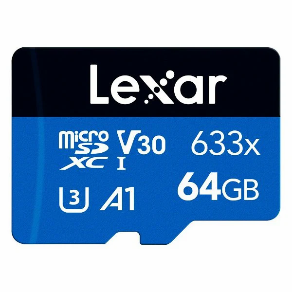 Lexar Micro SD-kort 64 Gb.