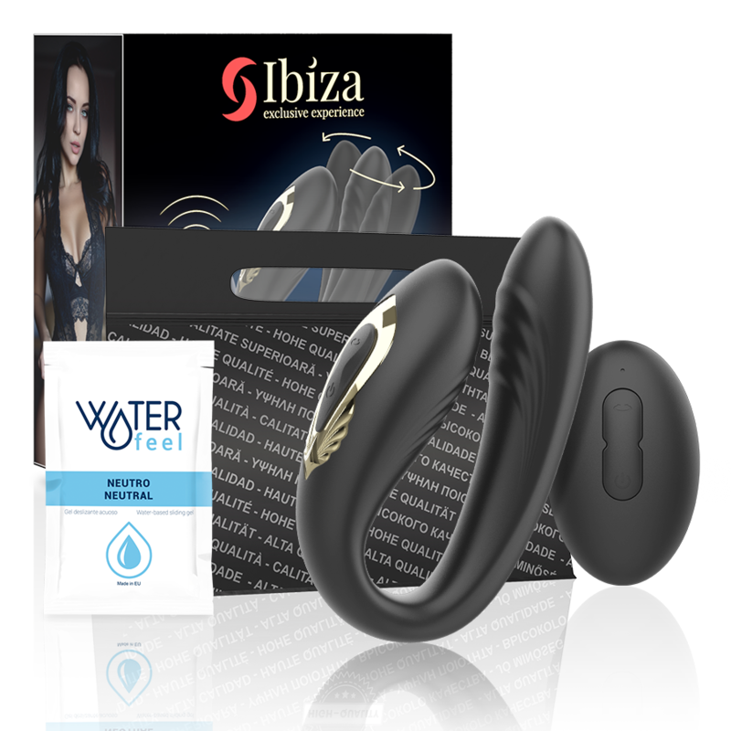 IBIZA - ROTATING DUAL VIBRATOR REMOTE CONTROL