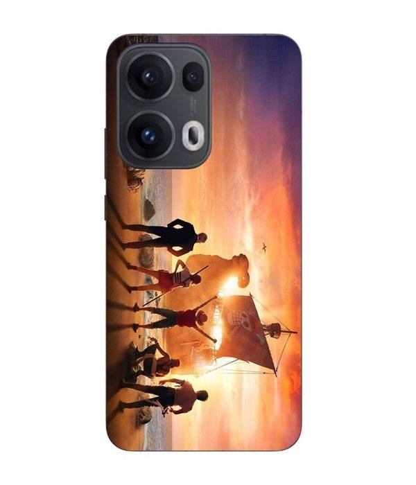 Fodral Maniacase för Oppo Reno 13 Pro 5G one piece filmen svart