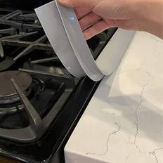 2 ST Silikon Högtemperaturbeständig köksspaltlist, oljebeständig och fläckbeständig gasspisspalt Mjuk tätningslist, silikongappropp Köksspis Bänkskiva - Multifärgad (One Size)