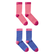 Reima Parit Tvåpack Ullstrumpor Rosa Soft Coral  Soft Coral-34-37 EU Wool Rosa  34-37 EU  kvinna