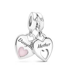 Pandora Mother & Daughter Split Heart Berlock 792072EN40