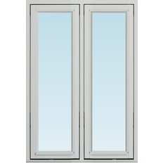 Svenska Fönster SF vridfönster  1180x1280mm 2-luft, insida trä utsida trä, 3-glas  (12x13)