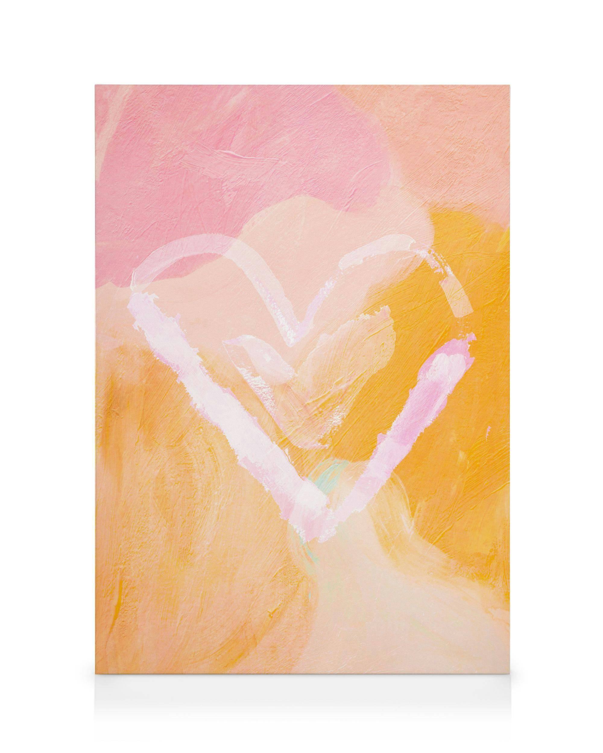 Canvastavlor Soft Heart Canvastavla (100x140 cm - Ekram)