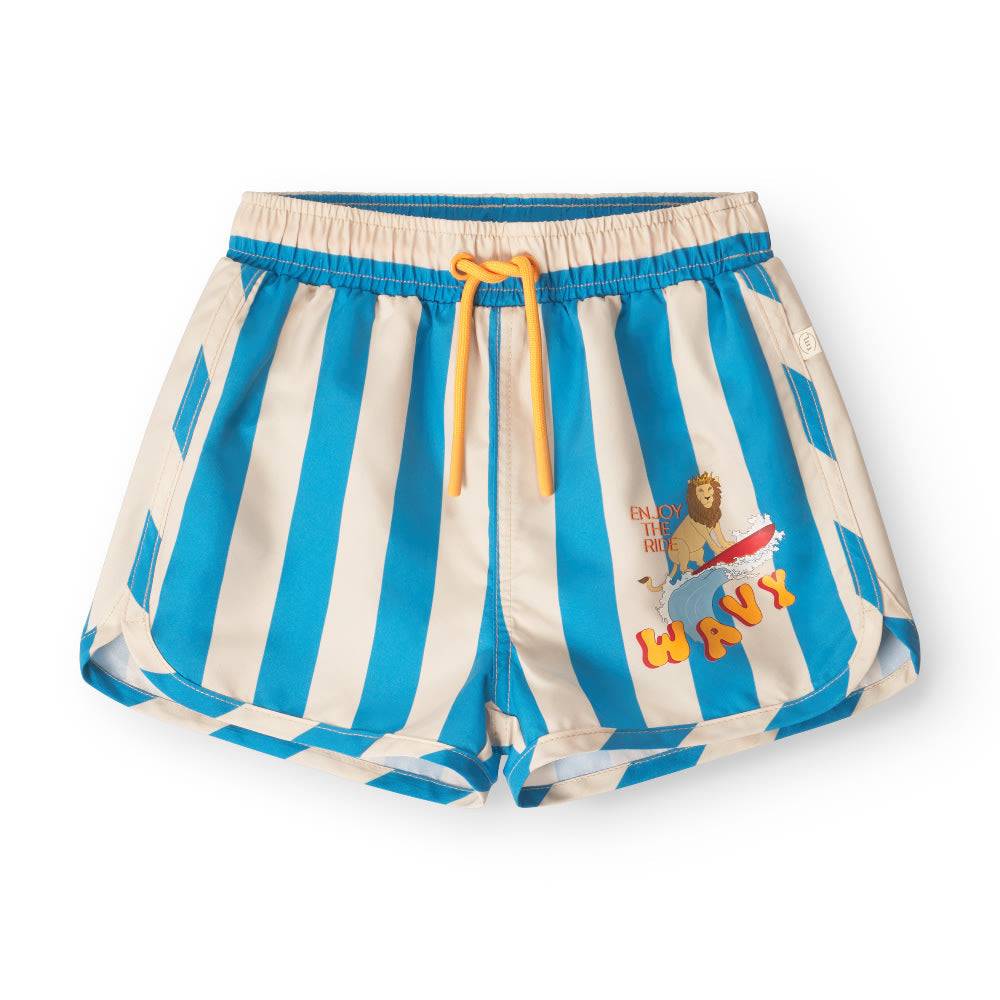 That's Mine - Lai svømmeshorts - Block stripe blue - 68cm - 6M