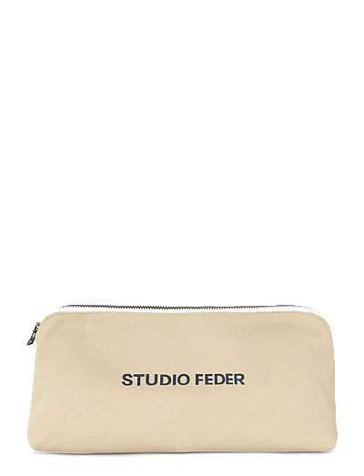 STUDIO FEDER CELIA MINI TOILETRY BAG - CANVAS - Necessärer - SAND BEIGE / beige