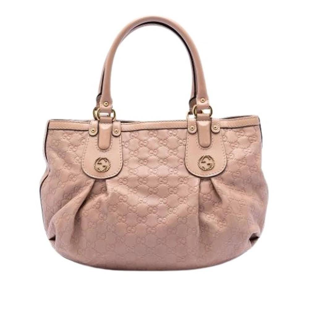 Gucci Vintage Pre-owned Scarlett Tote - Vintage - Dame - Brun - ONE SIZE - Læder