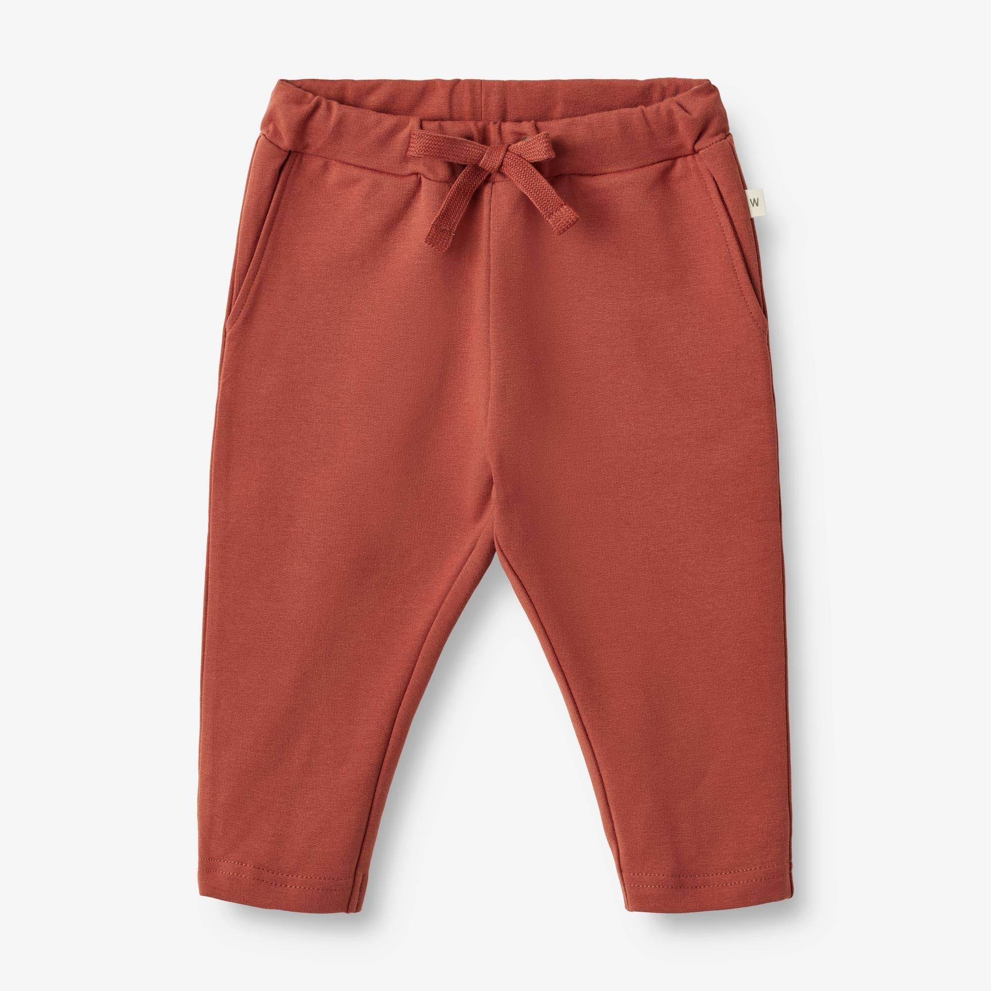 WHEAT® - Sweatbukser Vian | Baby - red - Str 68.