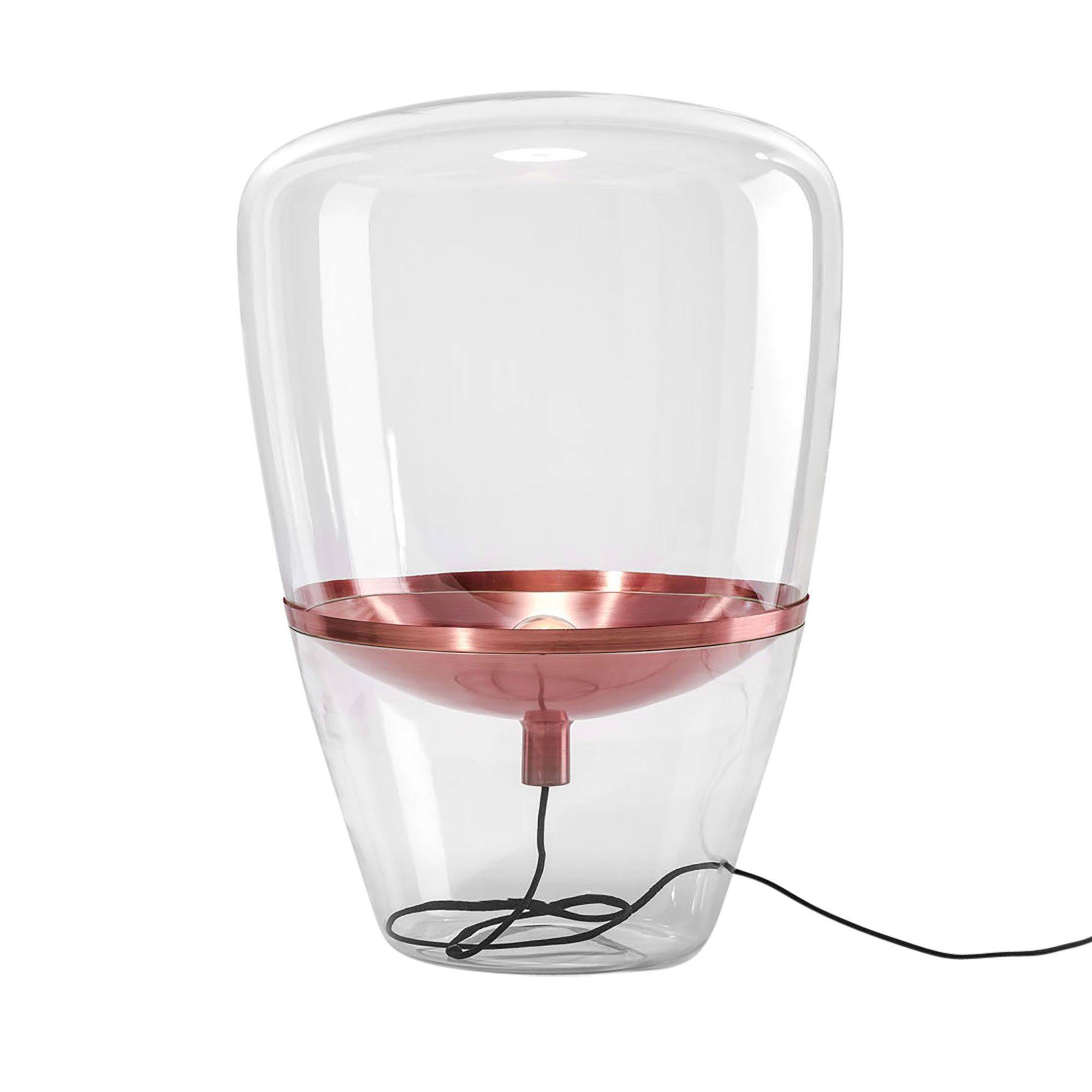 Balloons Stor Gulvlampe Klart Glas/Kobber.