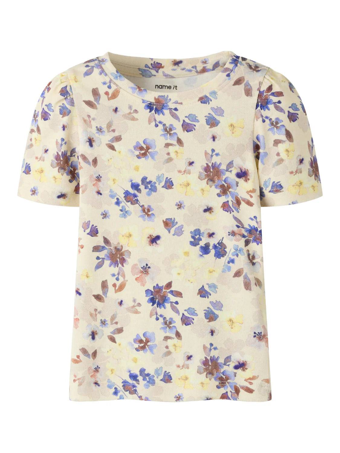 Name it - nmfflora ss xsl top Almond Milk.