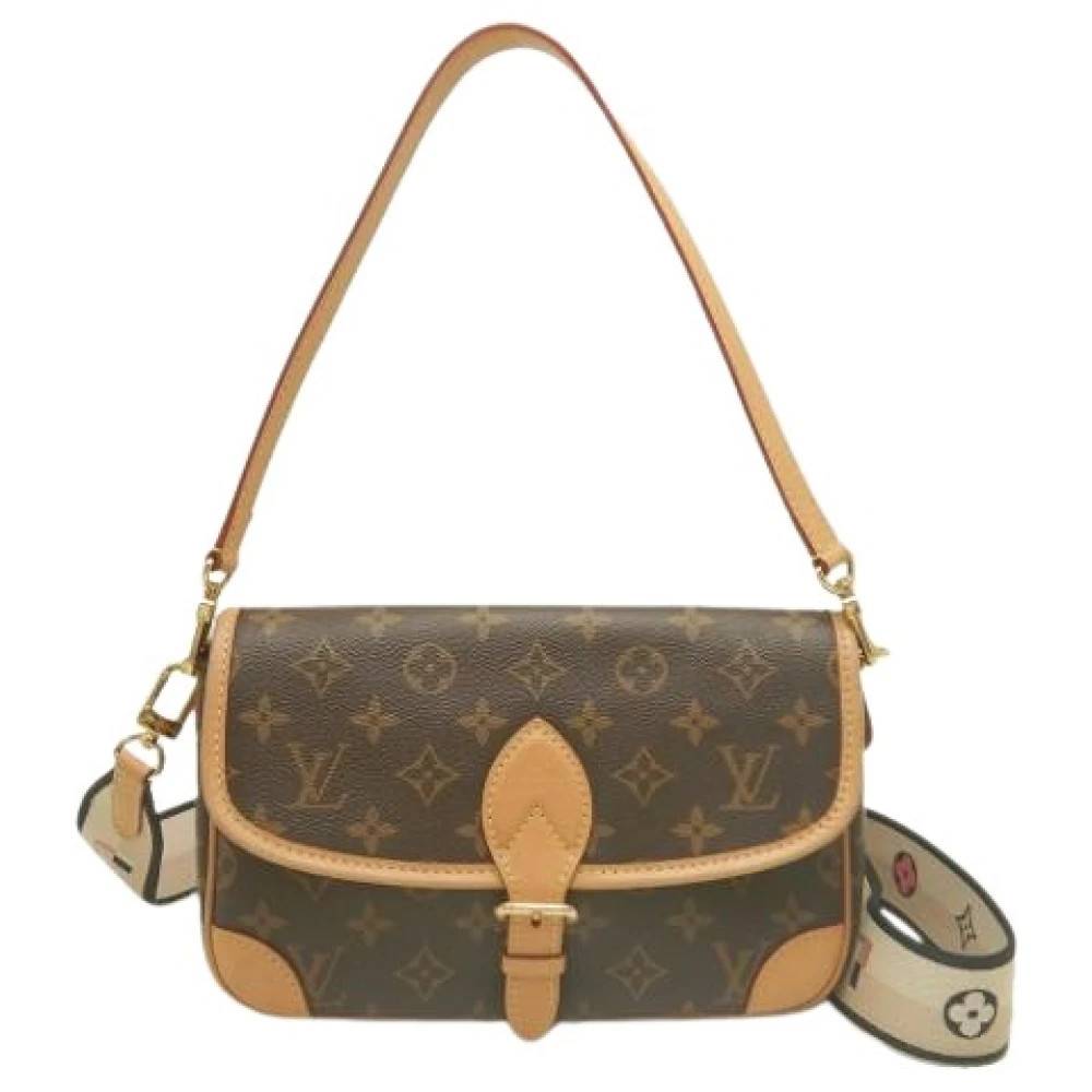 Louis Vuitton Vintage Pre-owned Vintage Monogram Skuldertaske - Vintage - Dame - Brun - ONE SIZE - Uld