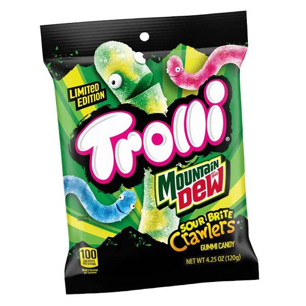Trolli Sour Mountain Dew Crawlers 120g