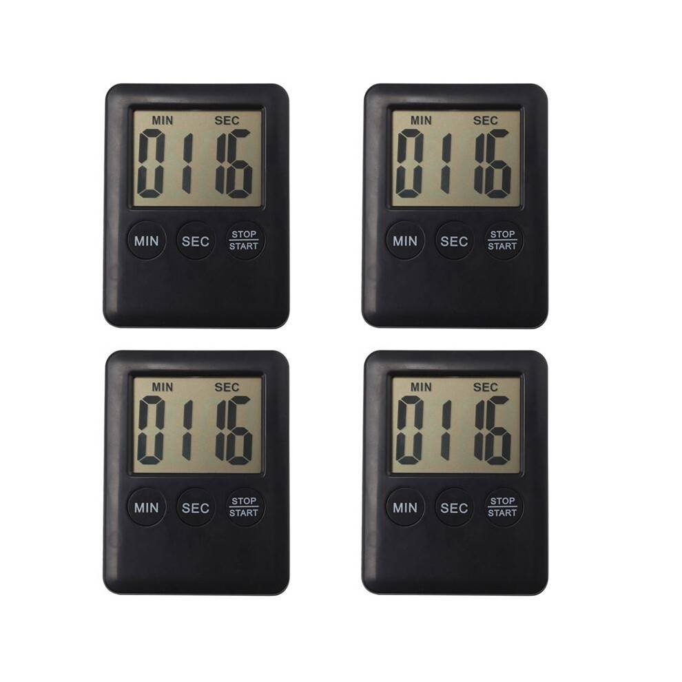 4X Kitchen Timer, Timer with Egg and Magnet