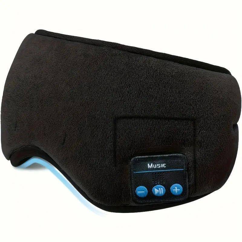 Smart Ögonmask Patch Och Bluetooth Trådlösa Hörlurar 3D Sömnmask Hjälp Och Ljusblockerande Ögonbindel
