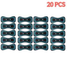 1-50 st gelkuddar för nackmassager EMS muskelmassager Pulslappar Ryggstimuleringsdekal cervikal ryggmassage Massage Smärtlindringsverktyg 20 PCS