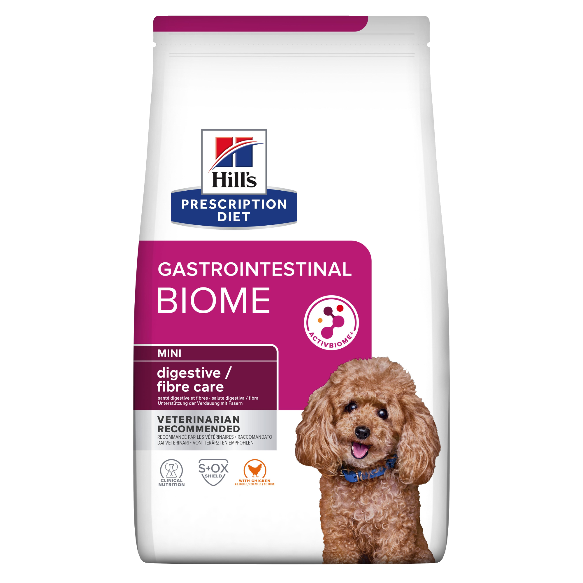 Hill’s PRESCRIPTION DIET Gastrointestinal Biome Mini tørfoder til hunde med kylling