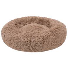 Donut Fluffy Hundeseng Brun - Small