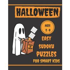 Halloween Easy Sudoku Puzzles for Smart Kids Ages 5-8 - Mama Ava - 9798683759506