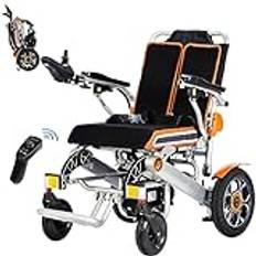 One Button Folding Electric Wheelchair for Adult, User Friendly Powerful Wheelchair, Airline Approved Electric Wheelchair with 6Ah Lithium Battery, 5