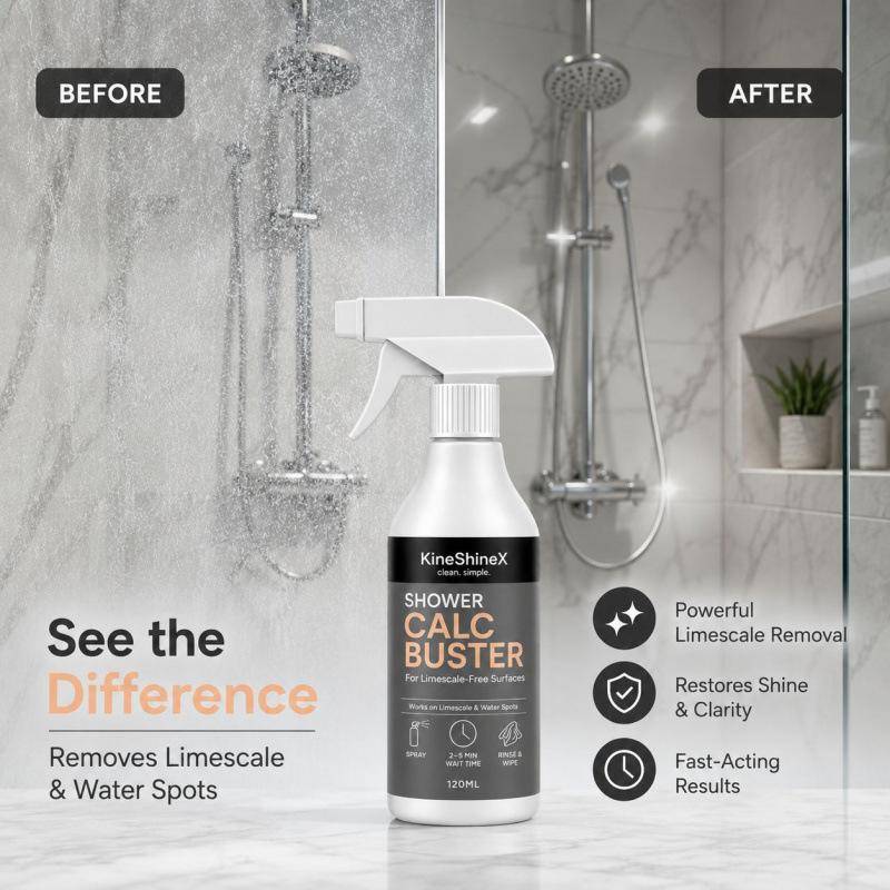 120ml Badrumsspray Duschglasrengöring Skumrengöring Kalkborttagare Badkar Handfat Fläckborttagare Djuprengöring