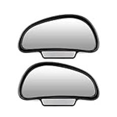 Bilbackspegelhus Bil Dödvinkelspegel 360-graders justerbar Dödvinkelspegel Sidospegel Backspegel Backspegel Körsäkerhet för bilar SUV Bil Backspegel Keps(2Pcs black2)