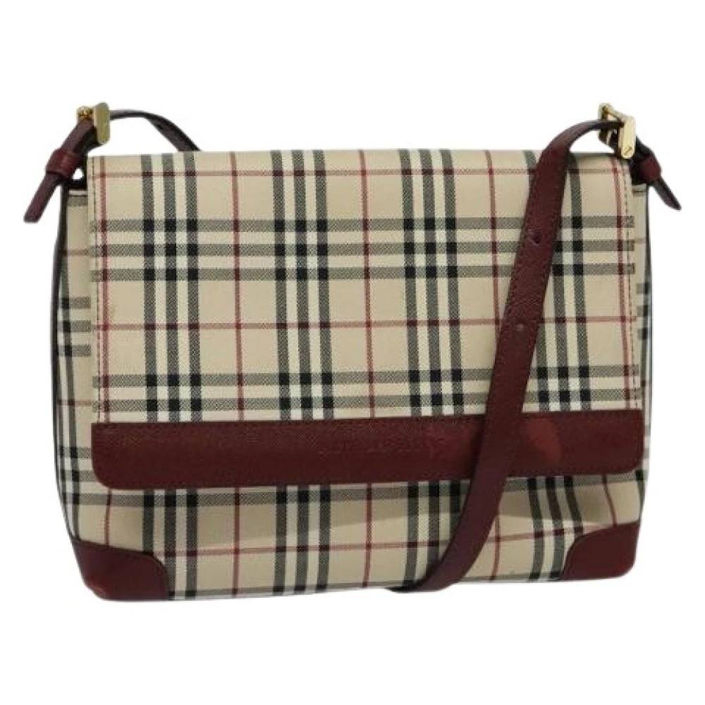 Burberry Vintage - Pre-owned Canvas axelremsvskor Vintage - Dam - ONE Size -