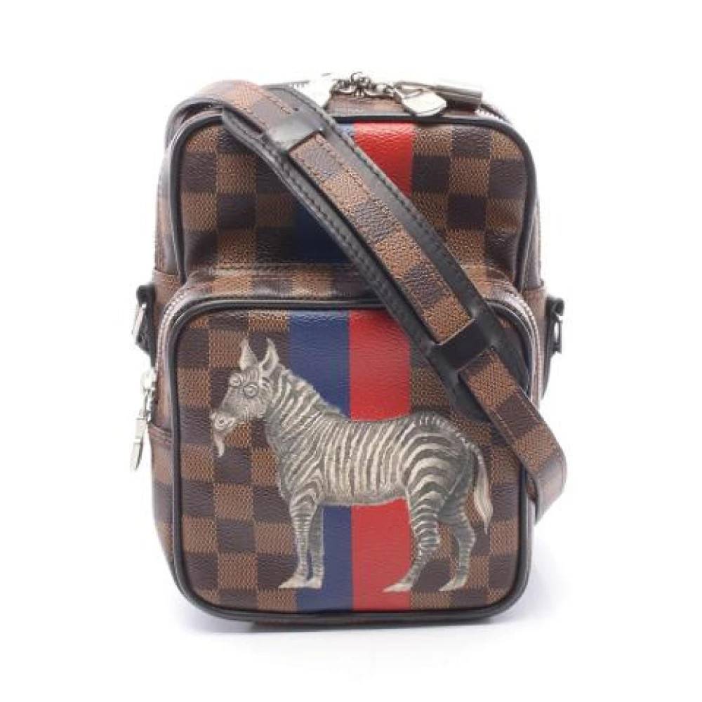 Louis Vuitton Vintage Pre-owned Canvas Crossbody Bag - Vintage - Herre - Flerfarvet - ONE SIZE - Uld