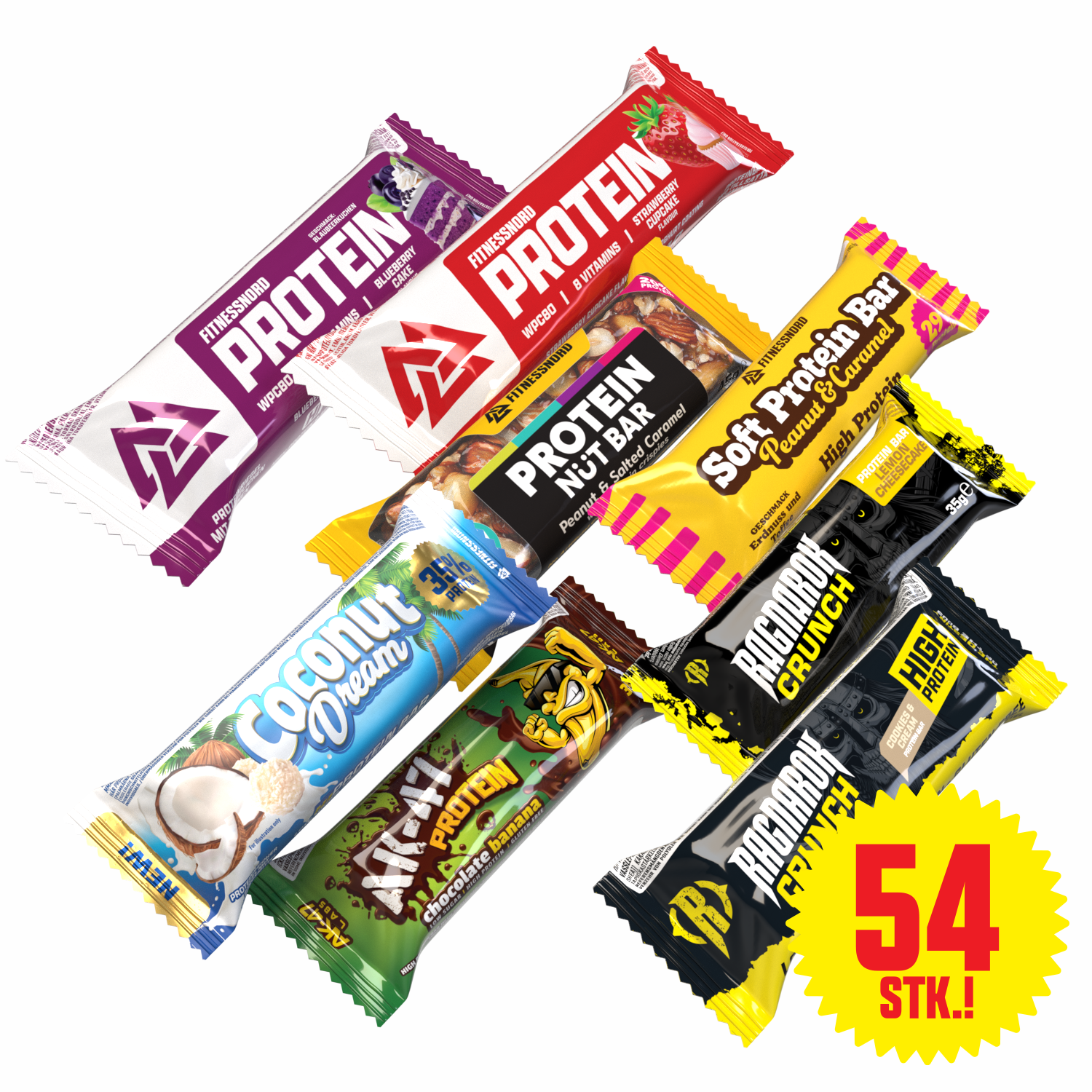 Fitnessnord Bars Bundle (48 stk.)