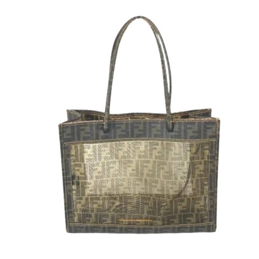 Fendi Vintage Pre-owned Vintage Tote Bag - Vintage - Dame - Brun - ONE SIZE - Uld